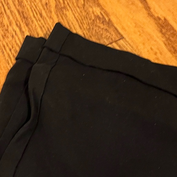 Zara Ribbon Black Cigarette Pants XS Work Dinner Office Ladies Bottoms Suit - Picture 4 of 6